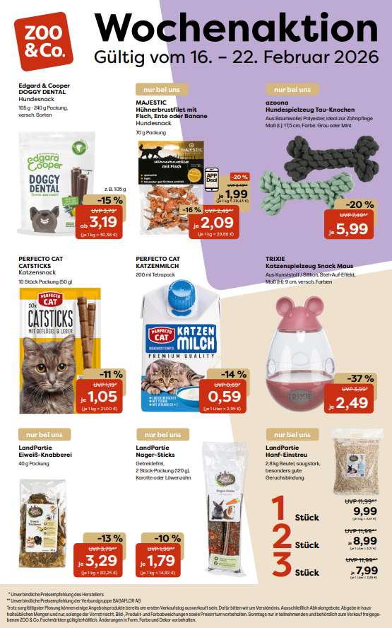 Entdecke unsere aktuelle Wochenaktion vom 16. - 22.02.2026